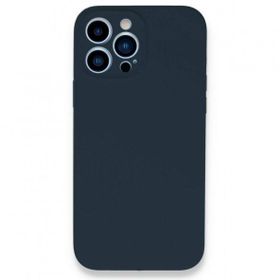 BSSM Lansman Legant Silikon - Gece Mavisi iPhone 13 Pro Kılıf