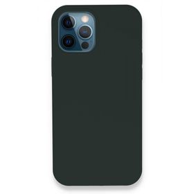 BSSM Lansman Legant Silikon - Koyu Yeşil iPhone 12 Pro Kılıf