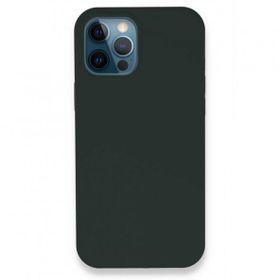 BSSM Lansman Legant Silikon - Koyu Yeşil iPhone 12 Pro Kılıf