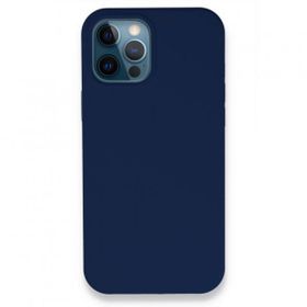 BSSM Lansman Legant Silikon - Lacivert iPhone 12 Pro Kılıf