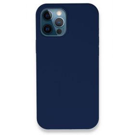 BSSM Lansman Legant Silikon - Lacivert iPhone 12 Pro Kılıf