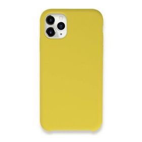 BSSM Lansman Legant Silikon - Sarı iPhone 11 Pro Kılıf