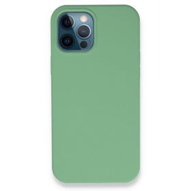 BSSM Lansman Legant Silikon - Yeşil iPhone 12 Pro Kılıf