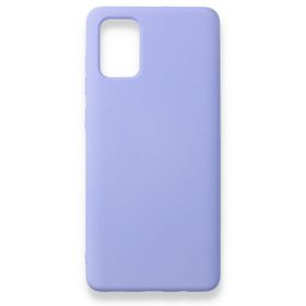 BSSM Lila Samsung Galaxy A71 Nano İçi Kadife Silikon Kılıf