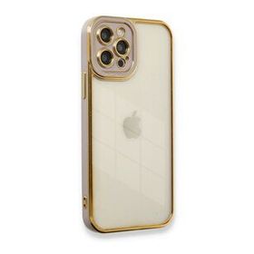 BSSM Liva Lens Silikon - Lila iPhone 12 Pro Kılıf