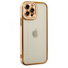 BSSM Liva Lens Silikon - Rose iPhone 12 Pro Kılıf