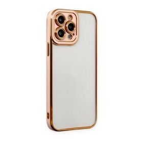 BSSM Liva Lens Silikon - Rose iPhone 13 Pro Kılıf
