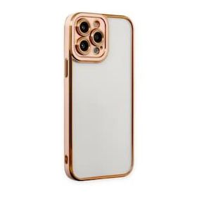 BSSM Liva Lens Silikon - Rose iPhone 13 Pro Kılıf