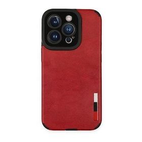 BSSM Loop Deri Silikon - Kırmızı iPhone 14 Pro Max Kılıf