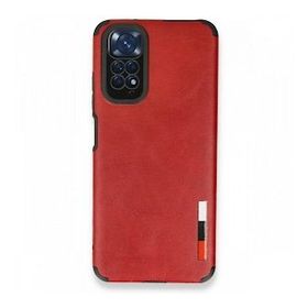BSSM Loop Deri Silikon - Kırmızı Xiaomi Redmi Note 11 Kılıf