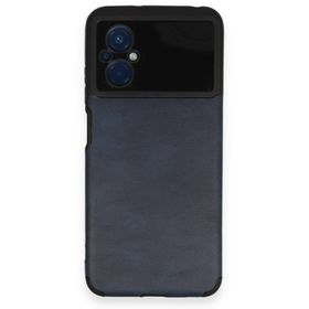 BSSM Loop Deri Silikon - Lacivert Xiaomi Poco M5 Kılıf