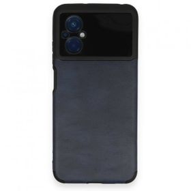 BSSM Loop Deri Silikon - Lacivert Xiaomi Poco M5 Kılıf