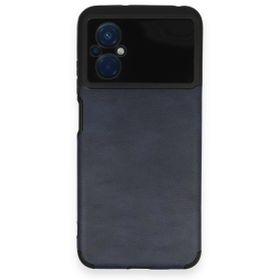 BSSM Loop Deri Silikon - Lacivert Xiaomi Poco M5 Kılıf