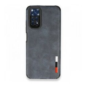 BSSM Loop Deri Silikon - Lacivert Xiaomi Redmi Note 11 Kılıf