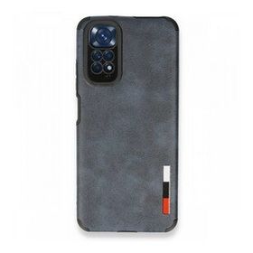BSSM Loop Deri Silikon - Lacivert Xiaomi Redmi Note 11 Kılıf