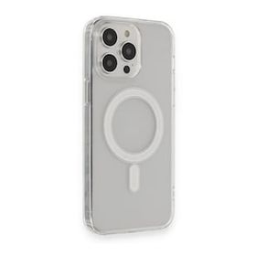 BSSM Matte Şeffaf Magneticsafe - Şeffaf iPhone 14 Pro Max Kılıf