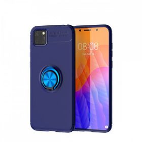 BSSM Mavi Huawei Y5P Range Yüzüklü Silikon Kılıf