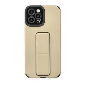 BSSM Mega Standlı Silikon - Gold iPhone 12 Pro Max Kılıf