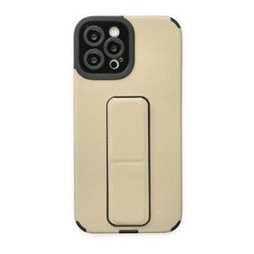 BSSM Mega Standlı Silikon - Gold iPhone 12 Pro Max Kılıf
