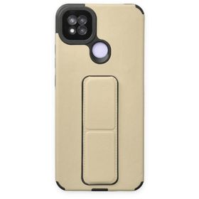 BSSM Mega Standlı Silikon - Gold Xiaomi Redmi 9C Kılıf