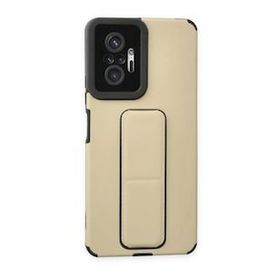 BSSM Mega Standlı Silikon - Gold Xiaomi Redmi Note 10 Pro Kılıf