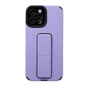 BSSM Mega Standlı Silikon - Lila iPhone 12 Pro Max Kılıf