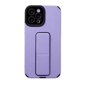 BSSM Mega Standlı Silikon - Lila iPhone 12 Pro Max Kılıf