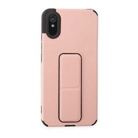 BSSM Mega Standlı Silikon - Pudra Xiaomi Redmi 9A Kılıf