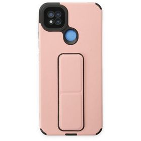 BSSM Mega Standlı Silikon - Pudra Xiaomi Redmi 9C Kılıf