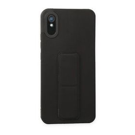 BSSM Mega Standlı Silikon - Siyah Xiaomi Redmi 9A Kılıf