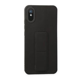 BSSM Mega Standlı Silikon - Siyah Xiaomi Redmi 9A Kılıf