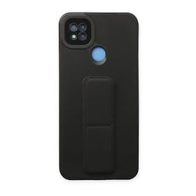 BSSM Mega Standlı Silikon - Siyah Xiaomi Redmi 9C Kılıf