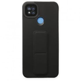 BSSM Mega Standlı Silikon - Siyah Xiaomi Redmi 9C Kılıf