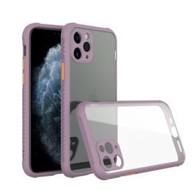 BSSM Miami Şeffaf Silikon - Açık Mor iPhone 11 Pro Max Kılıf