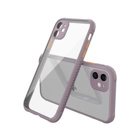 BSSM Miami Şeffaf Silikon Açık Mor iPhone 12 Mini Kılıf