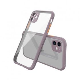 BSSM Miami Şeffaf Silikon Açık Mor iPhone 12 Mini Kılıf