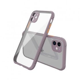 BSSM Miami Şeffaf Silikon Açık Mor iPhone 12 Mini Kılıf