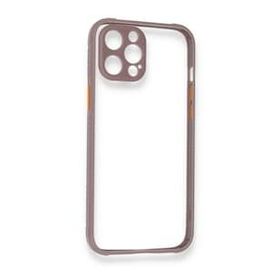 BSSM Miami Şeffaf Silikon - Açık Mor iPhone 12 Pro Max Kılıf