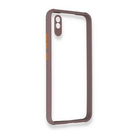 BSSM Miami Şeffaf Silikon - Açık Mor Xiaomi Redmi 9A Kılıf