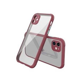 BSSM Miami Şeffaf Silikon Fuşya iPhone 12 Mini Kılıf