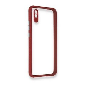 BSSM Miami Şeffaf Silikon - Fuşya Xiaomi Redmi 9A Kılıf