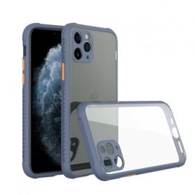 BSSM Miami Şeffaf Silikon - Gri iPhone 11 Pro Kılıf