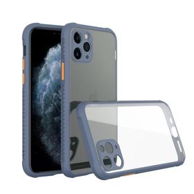 BSSM Miami Şeffaf Silikon - Gri iPhone 11 Pro Max Kılıf