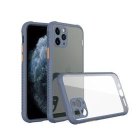 BSSM Miami Şeffaf Silikon - Gri iPhone 11 Pro Max Kılıf