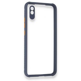 BSSM Miami Şeffaf Silikon - Gri Xiaomi Redmi 9A Kılıf