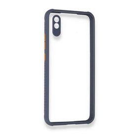BSSM Miami Şeffaf Silikon - Gri Xiaomi Redmi 9A Kılıf
