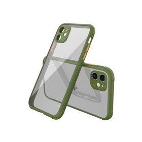 BSSM Miami Şeffaf Silikon Koyu Yeşil iPhone 12 Mini Kılıf