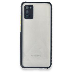 BSSM Miami Şeffaf Silikon - Lacivert Samsung Galaxy A02S Kılıf