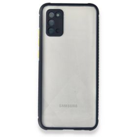 BSSM Miami Şeffaf Silikon - Lacivert Samsung Galaxy A02S Kılıf