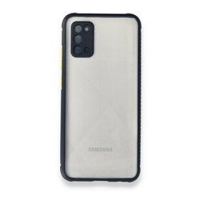 BSSM Miami Şeffaf Silikon - Lacivert Samsung Galaxy A02S Kılıf